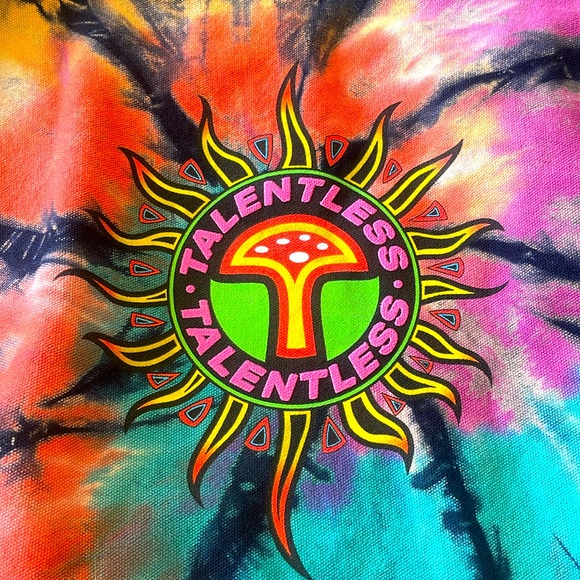 New Talentless Tie Dye Cotton Tote - Picture 2 of 3